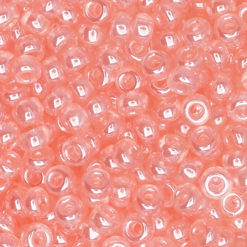 Miyuki Round Seed Beads Size 11/0 Coral Pink Ceylon 24GM