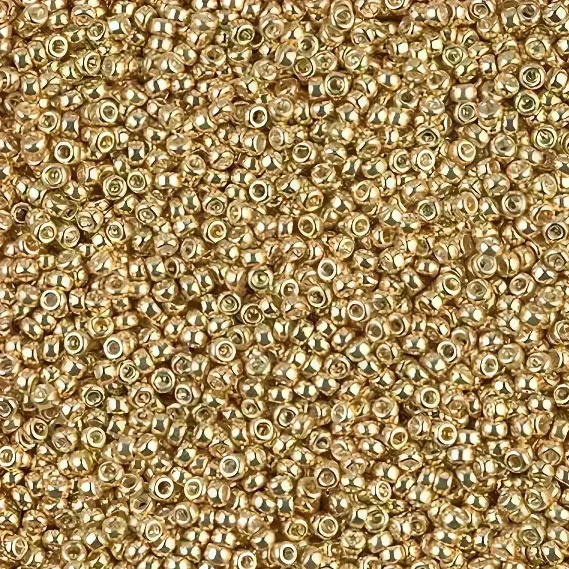 Miyuki Round Seed Beads 15/0 Galvanized Gold 8.2GM