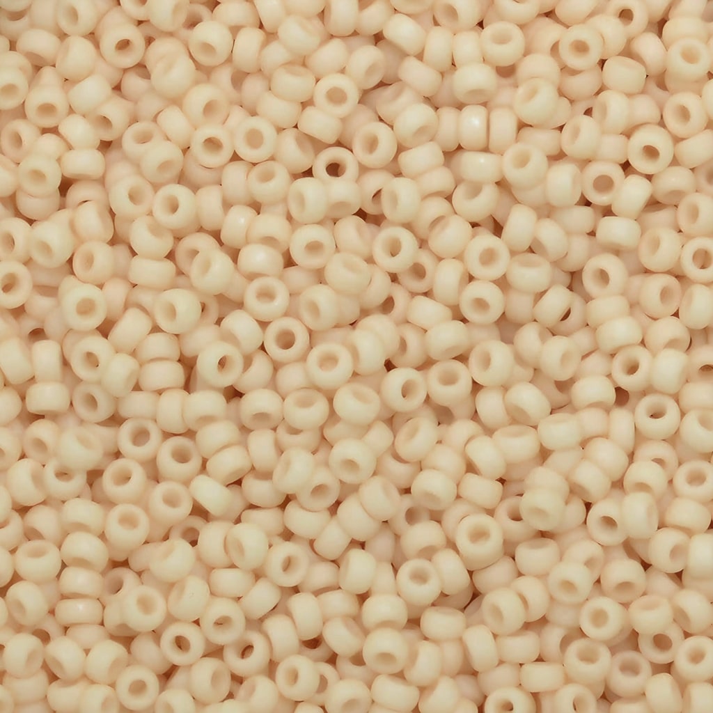 Miyuki Round Seed Beads 15/0 Matte Dark Cream 8.2GM