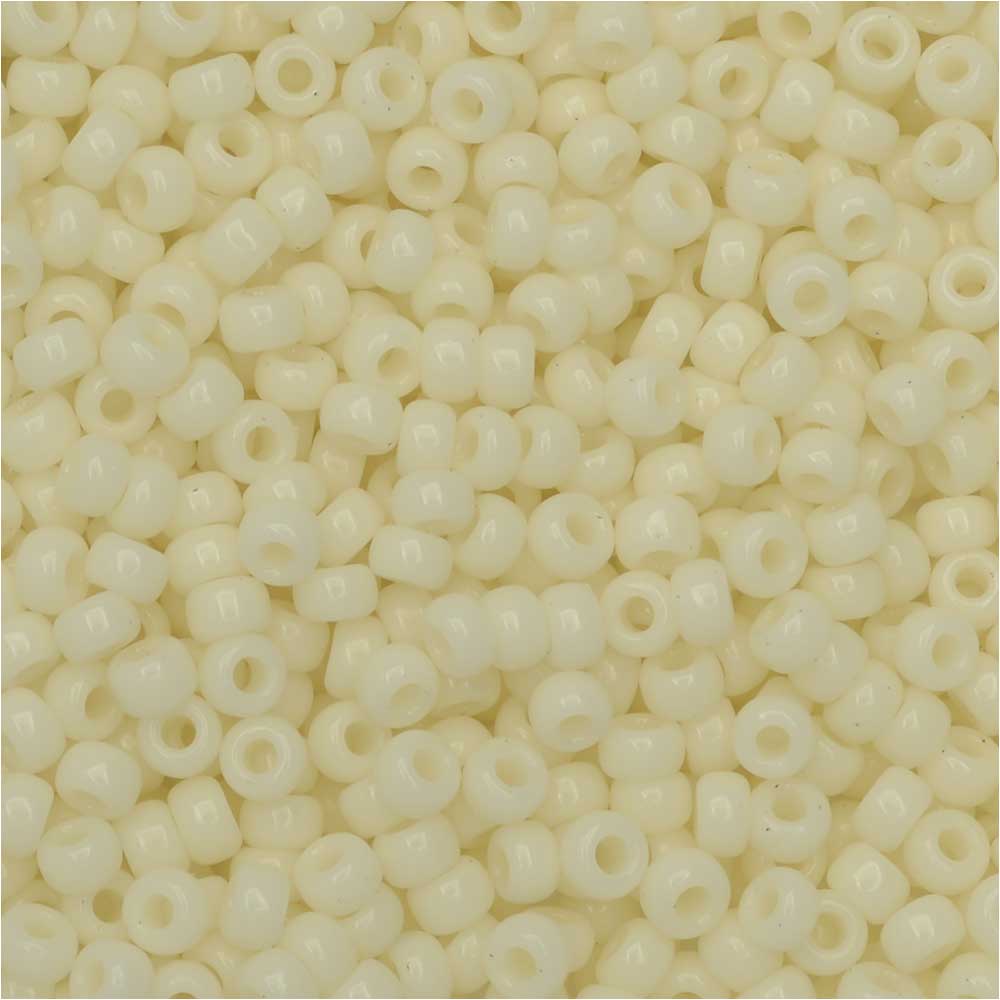 Miyuki Round Seed Beads Size 11/0 Ivory Pearl Ceylon 24GM