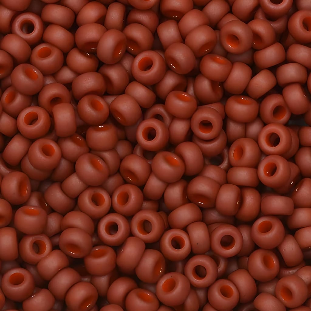 Miyuki Round Seed Beads Size 11/0 Burnt Sienna 24GM