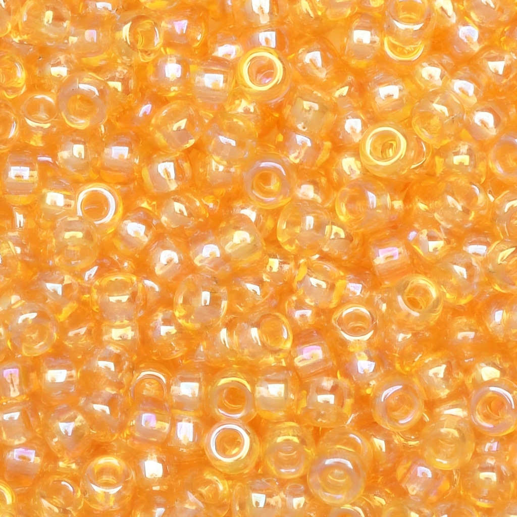 Miyuki Round Seed Beads Size 11/0 Light Topaz AB 24GM