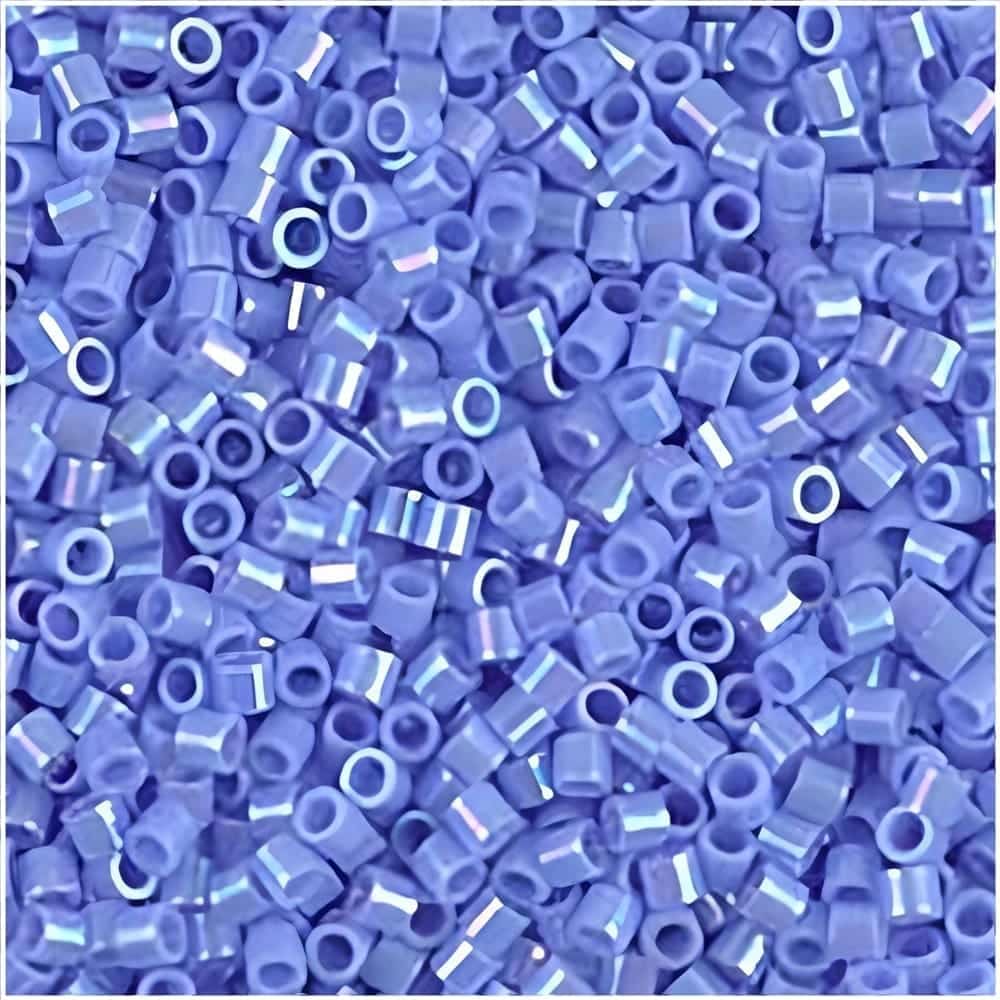DB0167 Miyuki Delica Seed Beads Size 11/0 Opaque Light Sapphire AB 7GM