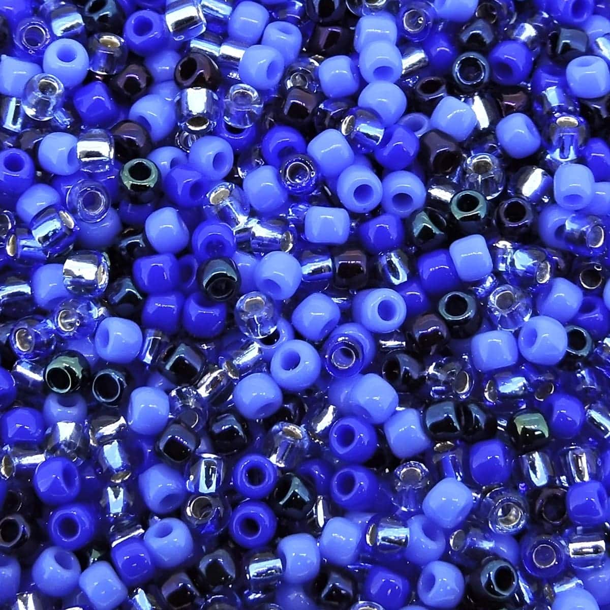 Toho Seed Beads Round Size 11/0 28GM Mix – Blue Medley Mix 11-MIX04