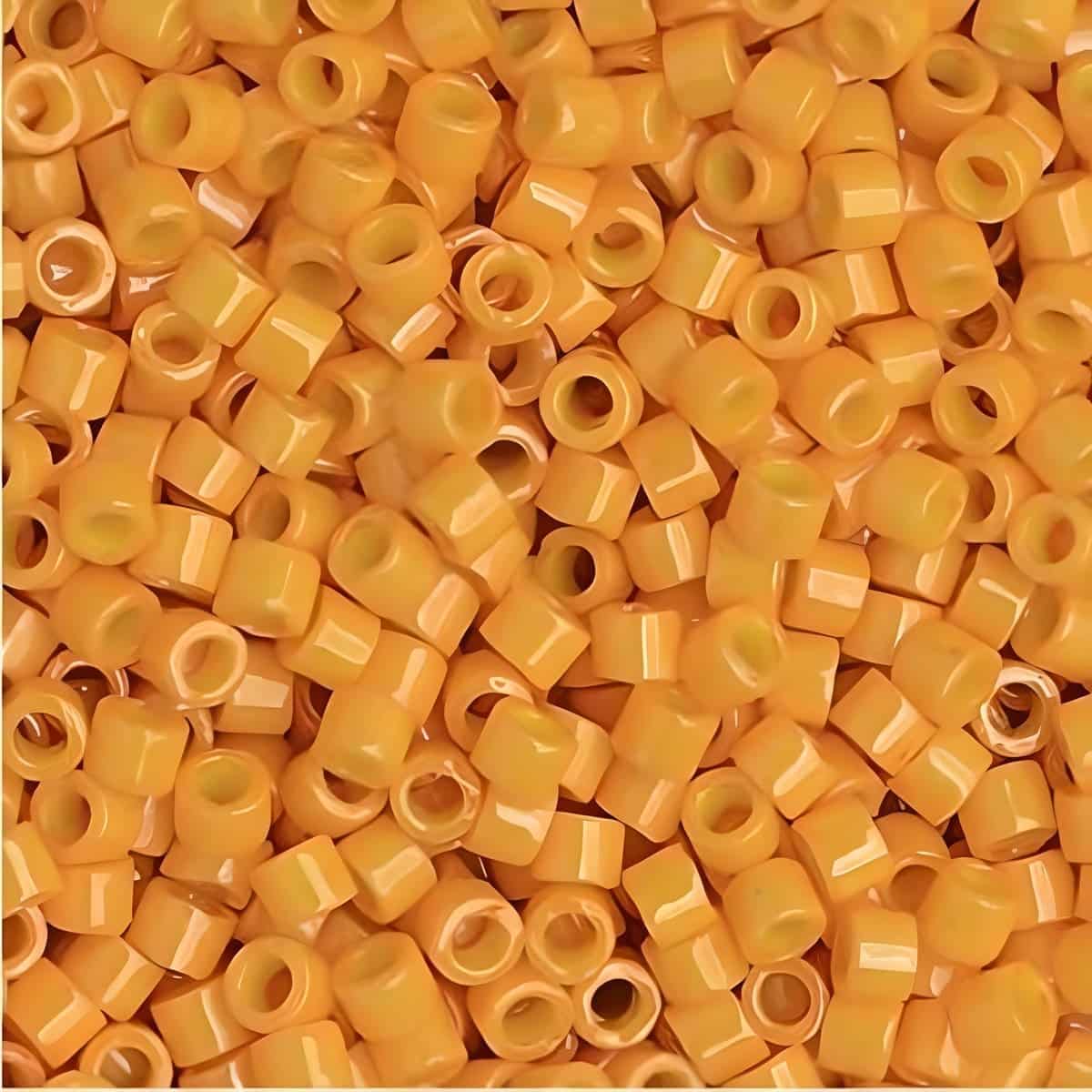DB0651 Miyuki Delica Seed Beads 11/0 Opaque Squash 7.2GM