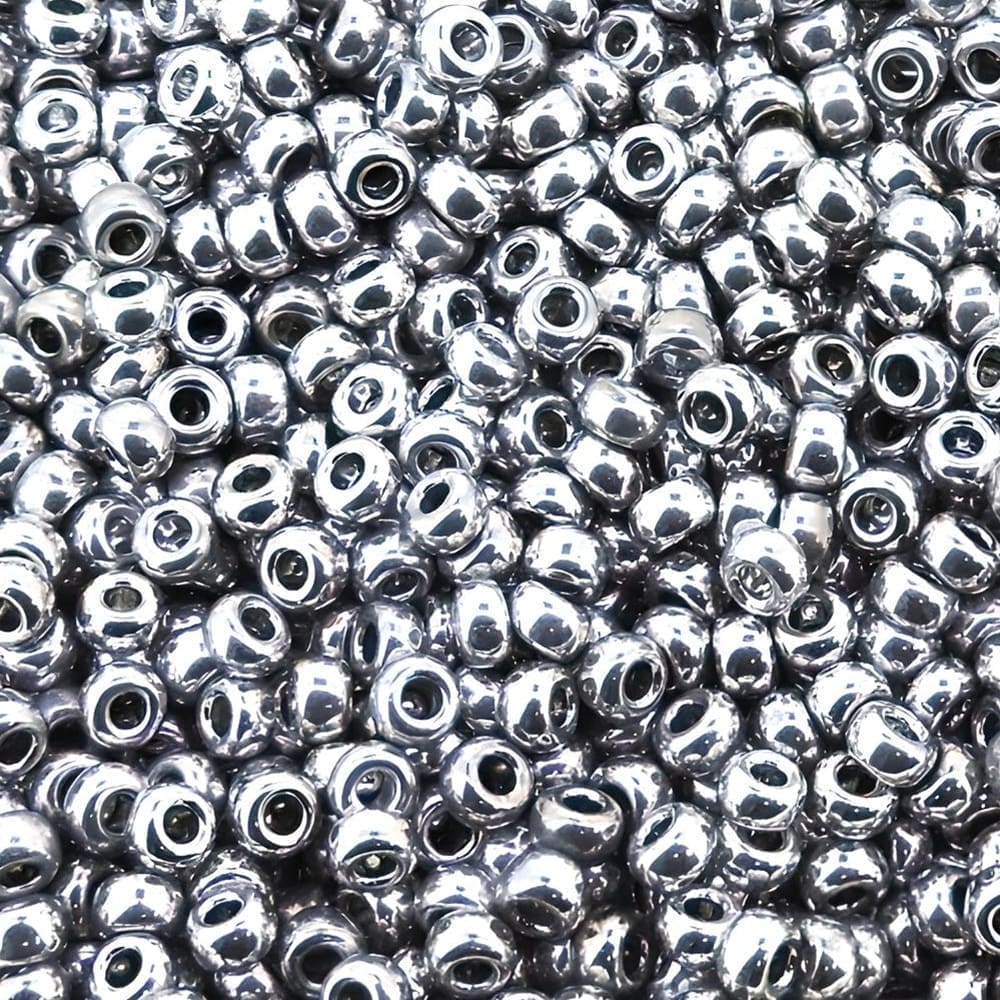 Miyuki Round Seed Beads Size 11/0 Full Labrador Silver 24GM