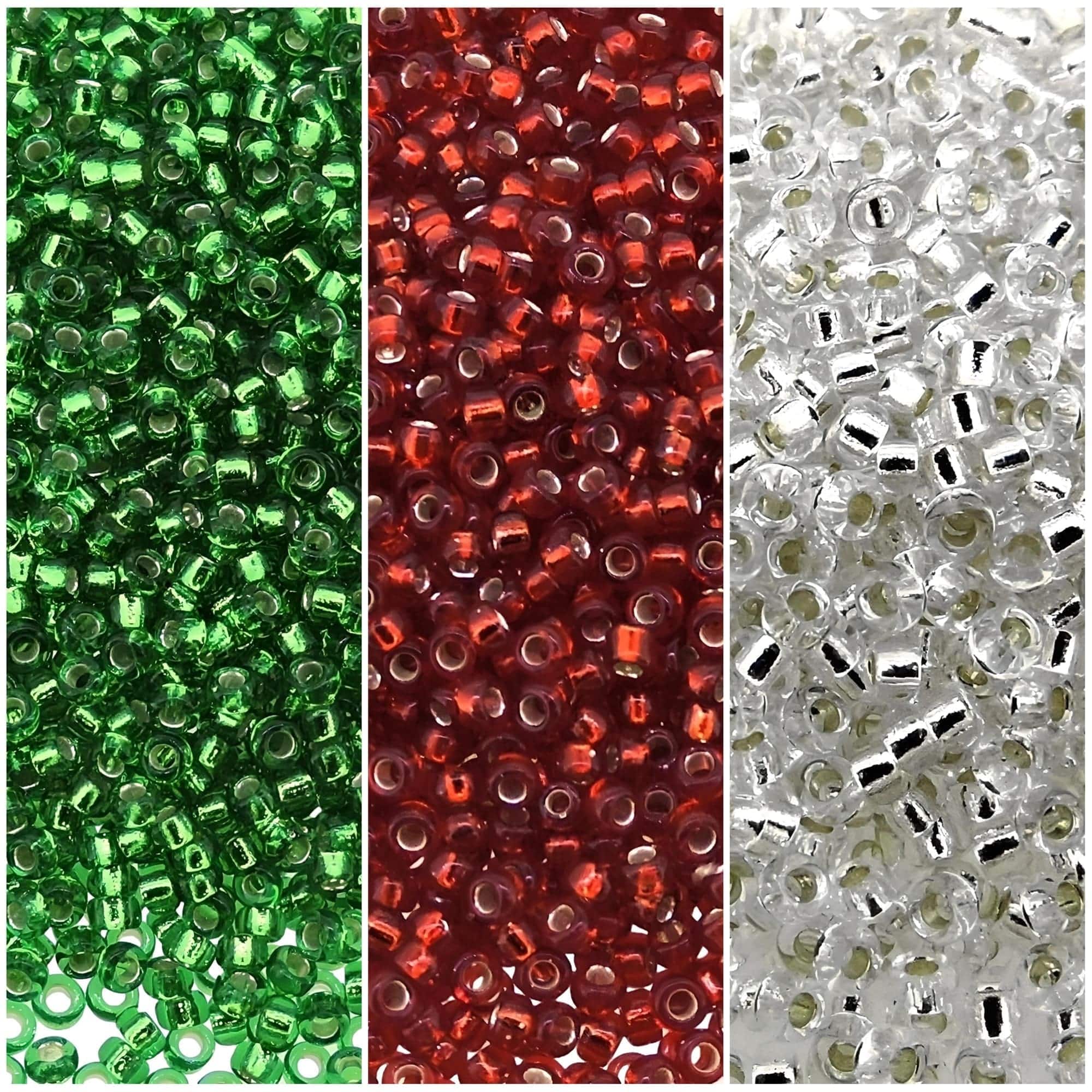 Miyuki Round Seed Beads Size 15/0 Christmas Collection – 3 Colors