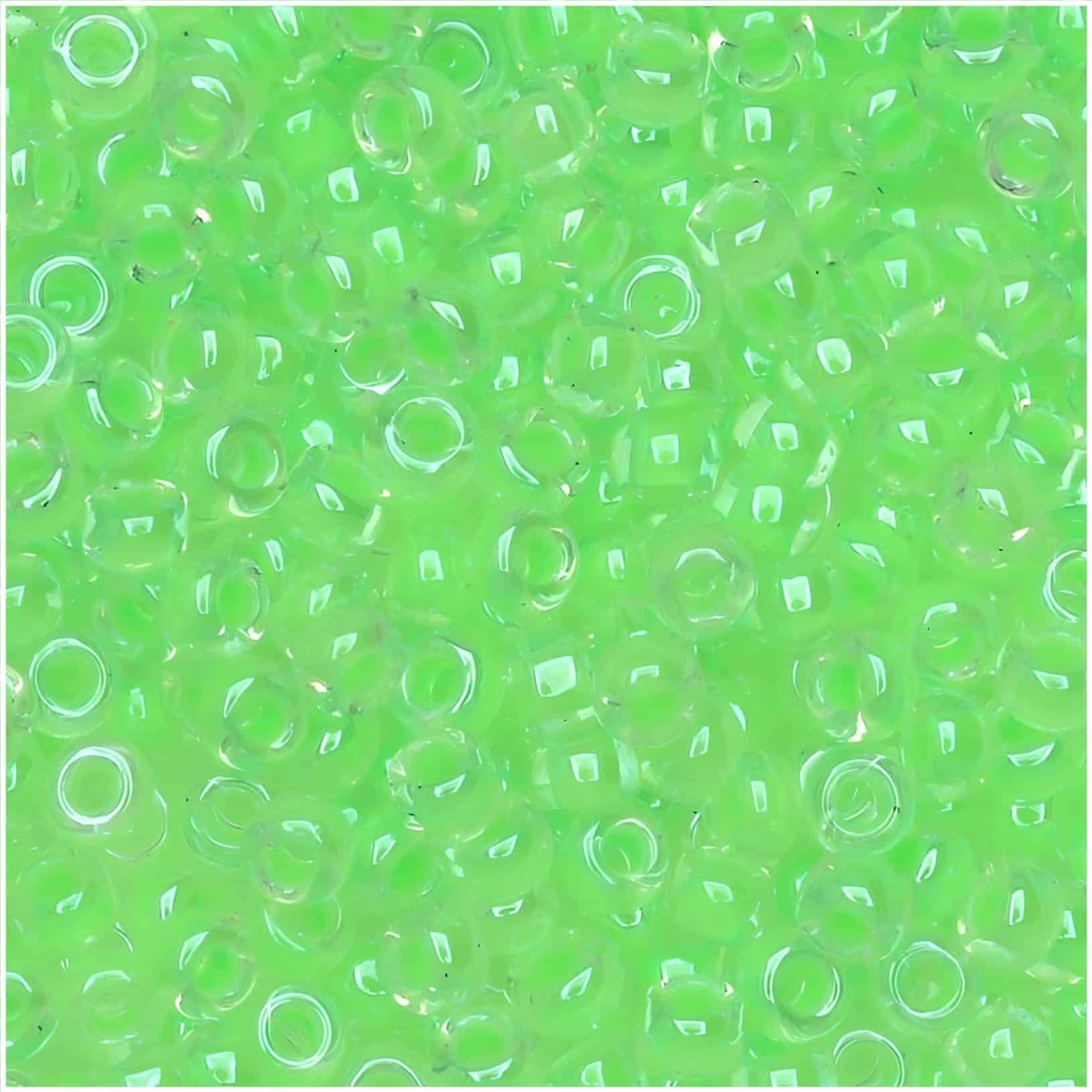 Miyuki Round Seed Beads Size 11/0 Luminous Mint Green 23.5GM
