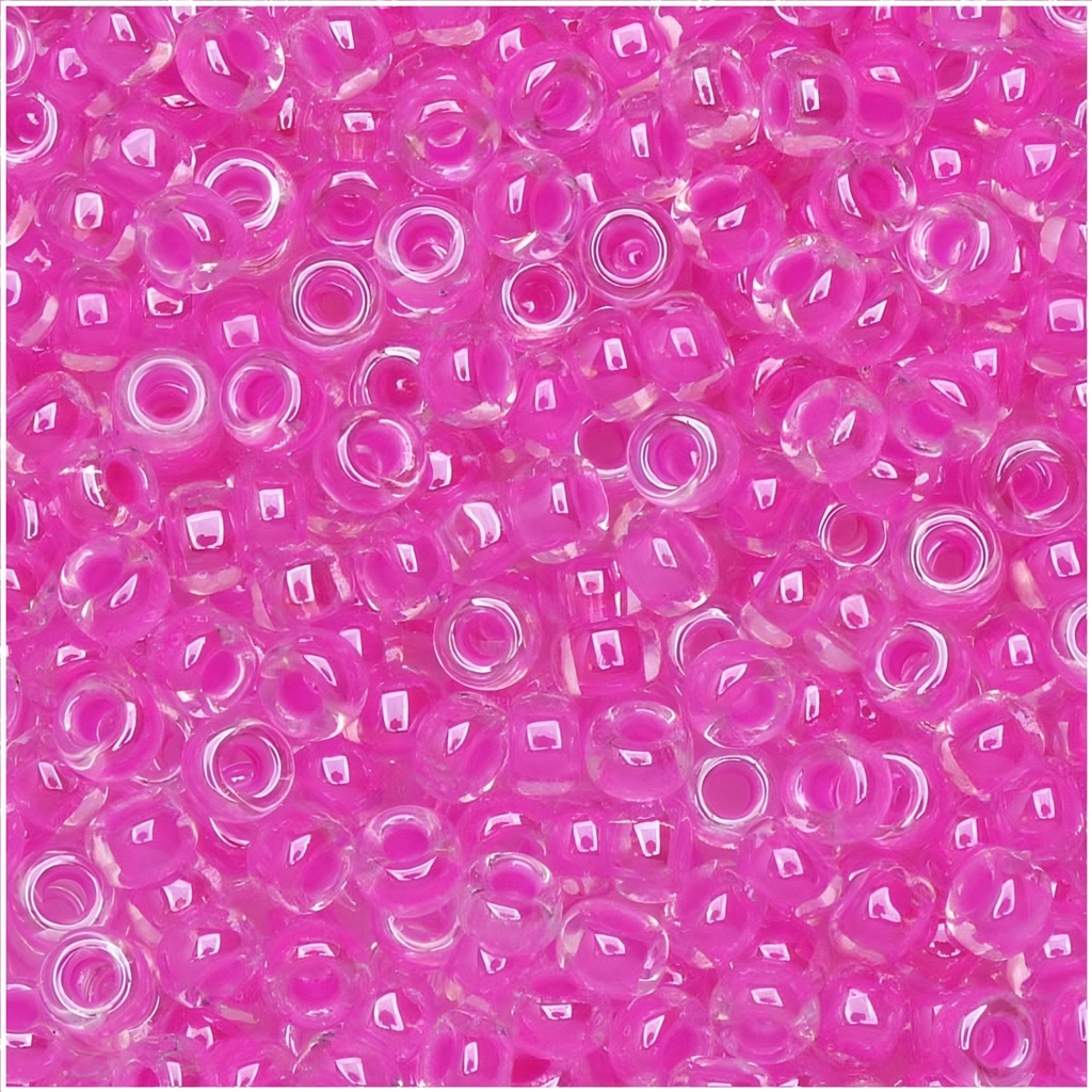 Miyuki Round Seed Beads Size 11/0 Luminous Hot Magenta 23.5GM