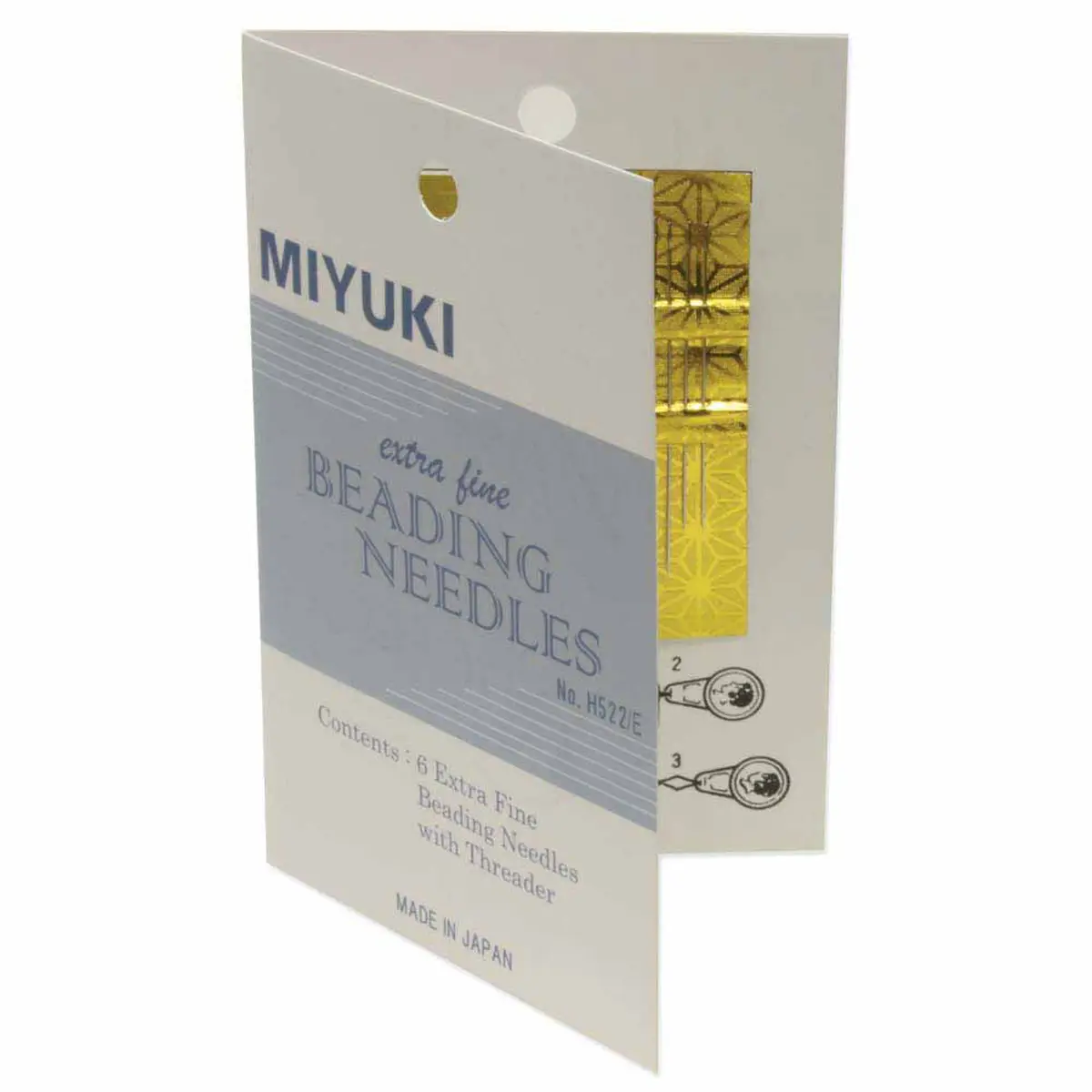 Miyuki Extra Fine Beading Needles – 6 Needles/Pack Plus Threader