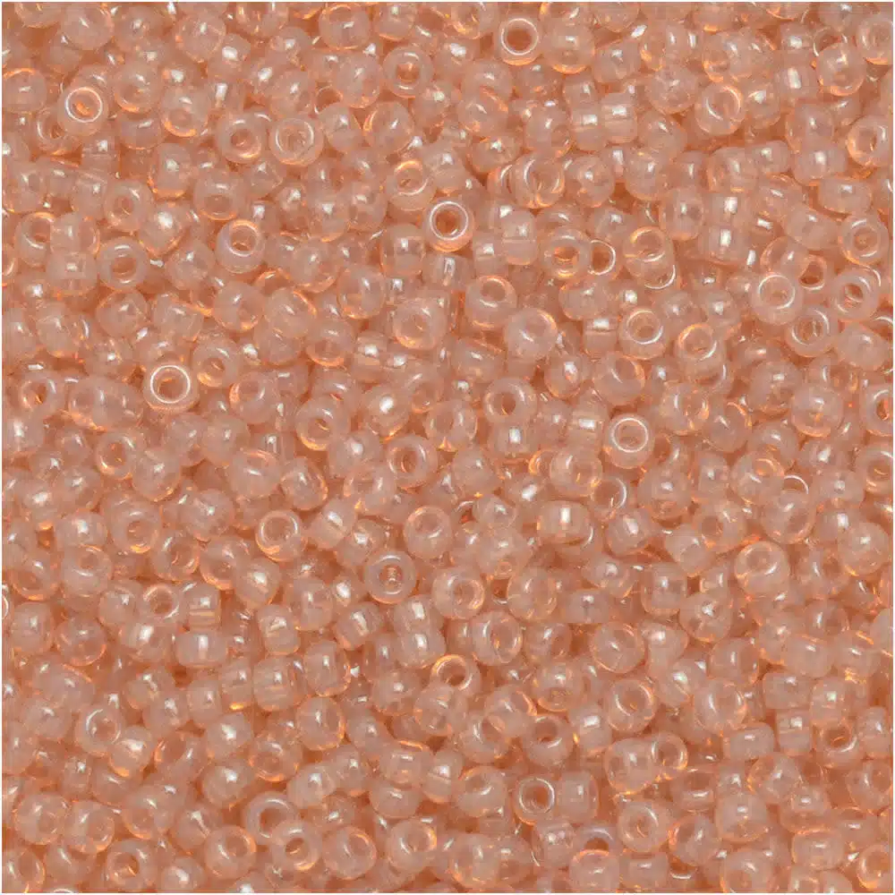 Miyuki Round Seed Beads 15/0 Alabaster Luster Peony 8.2GM