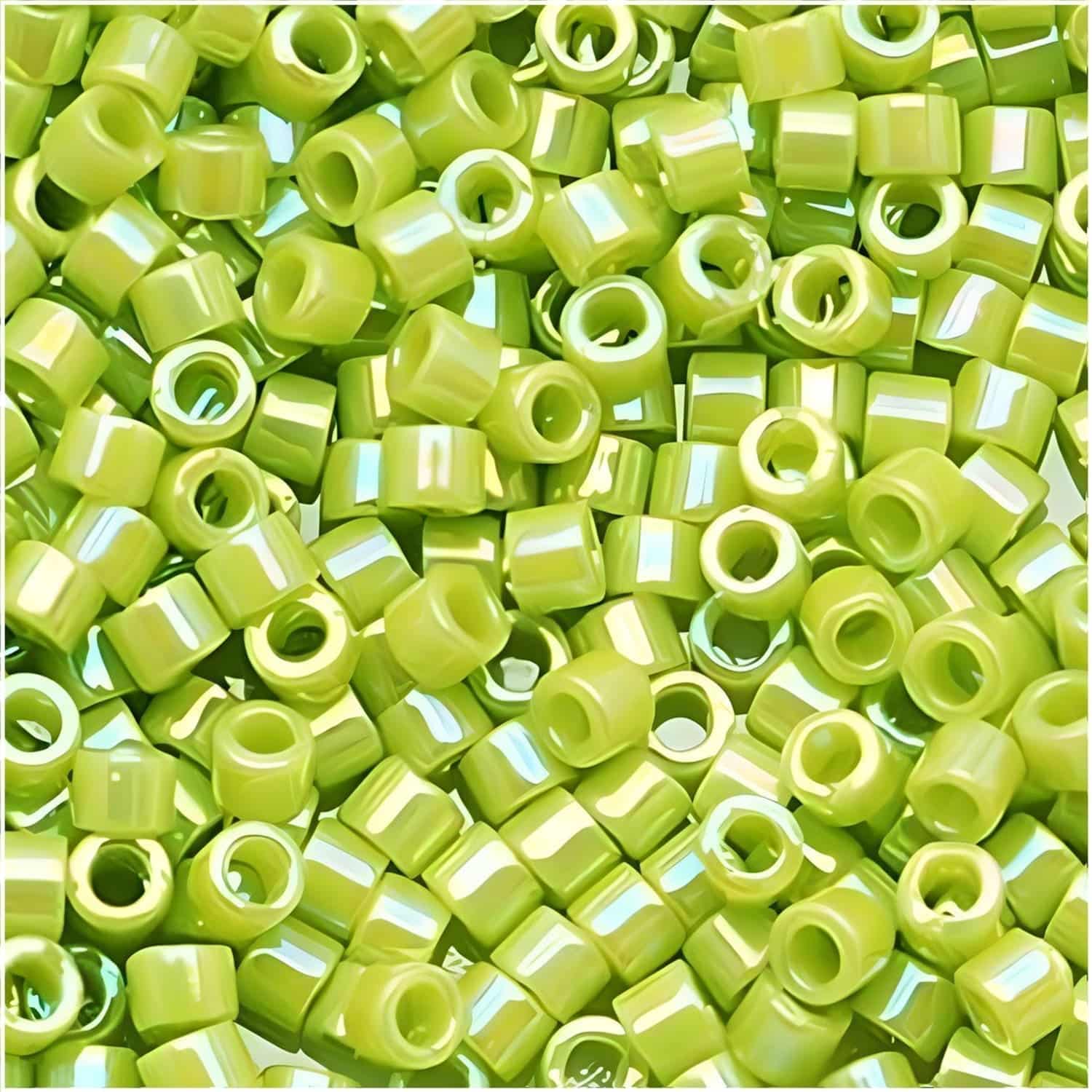 DB0169 Miyuki Delica Seed Beads 11/0 Opaque Chartreuse AB 7.2GM