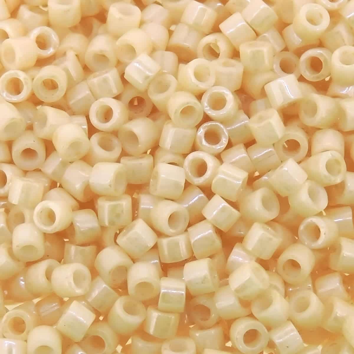 DB0204 Miyuki Delica Seed Beads 11/0 Light Beige Ceylon 7.2GM