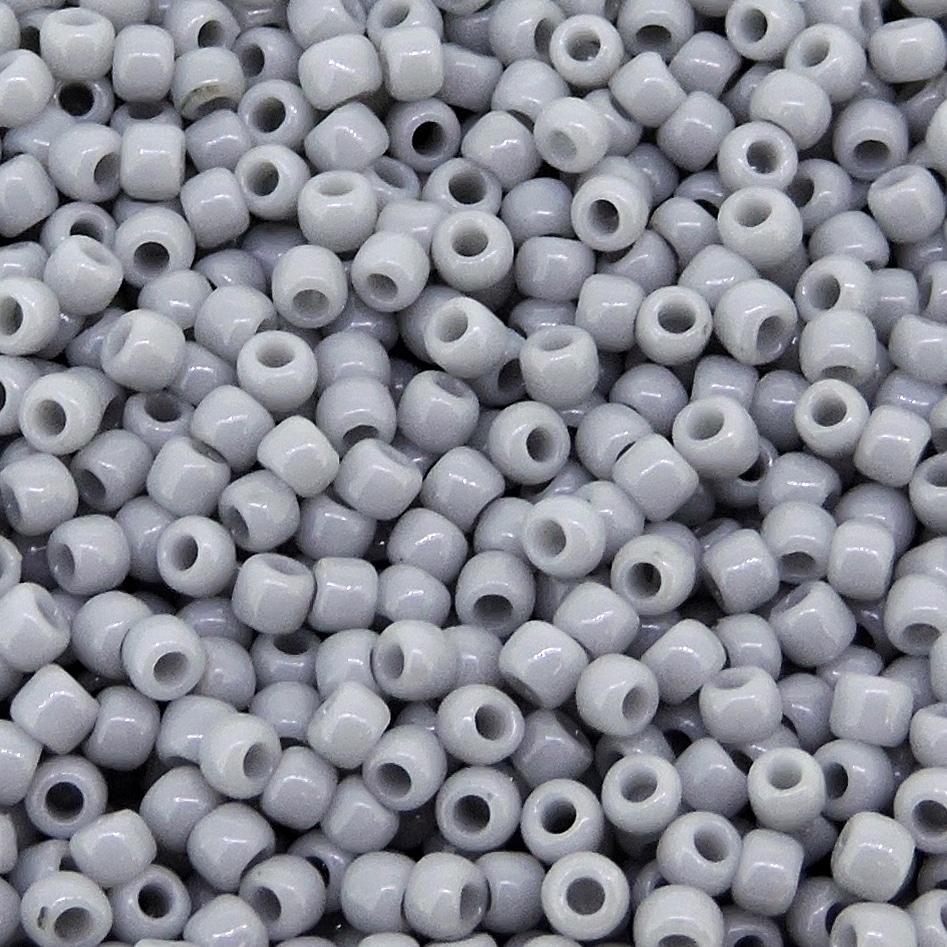 Toho Seed Beads Round Size 11/0 25GM Opaque Gray 11-53