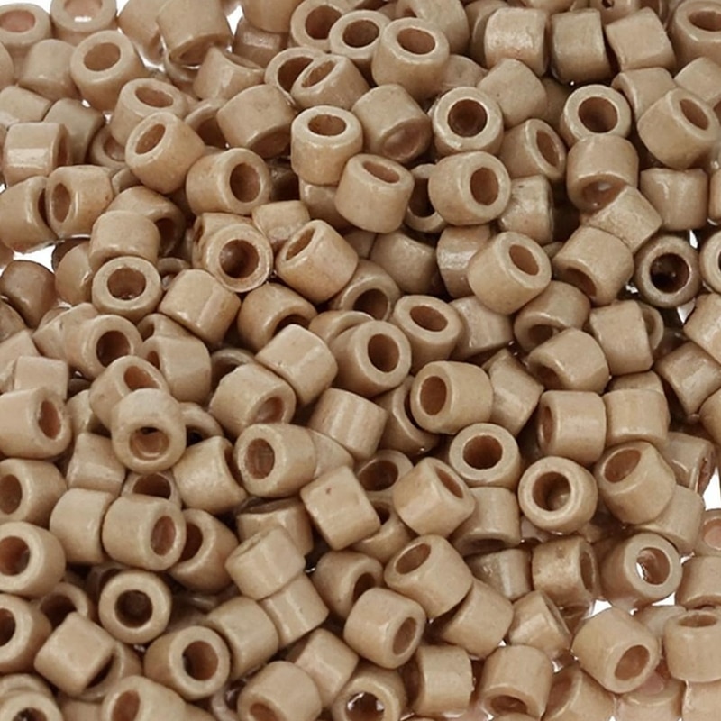 DB1834F Miyuki Delica Beads 11/0 Duracoat Galvanized Matte Champagne 7.2GM