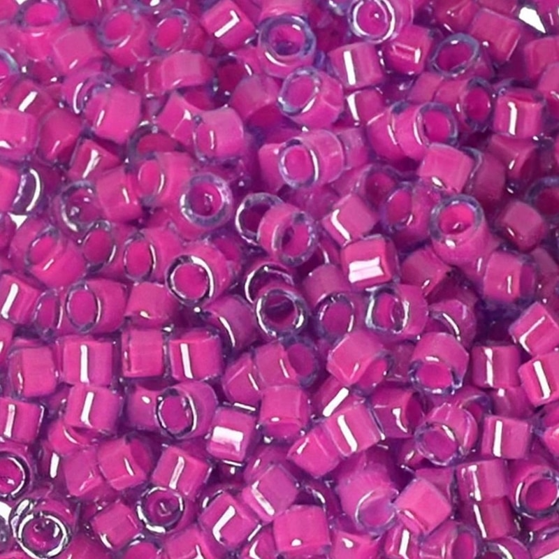DB2049 Miyuki Delica Seed Beads Size 11/0 Luminous Hot Pink 7.2GM