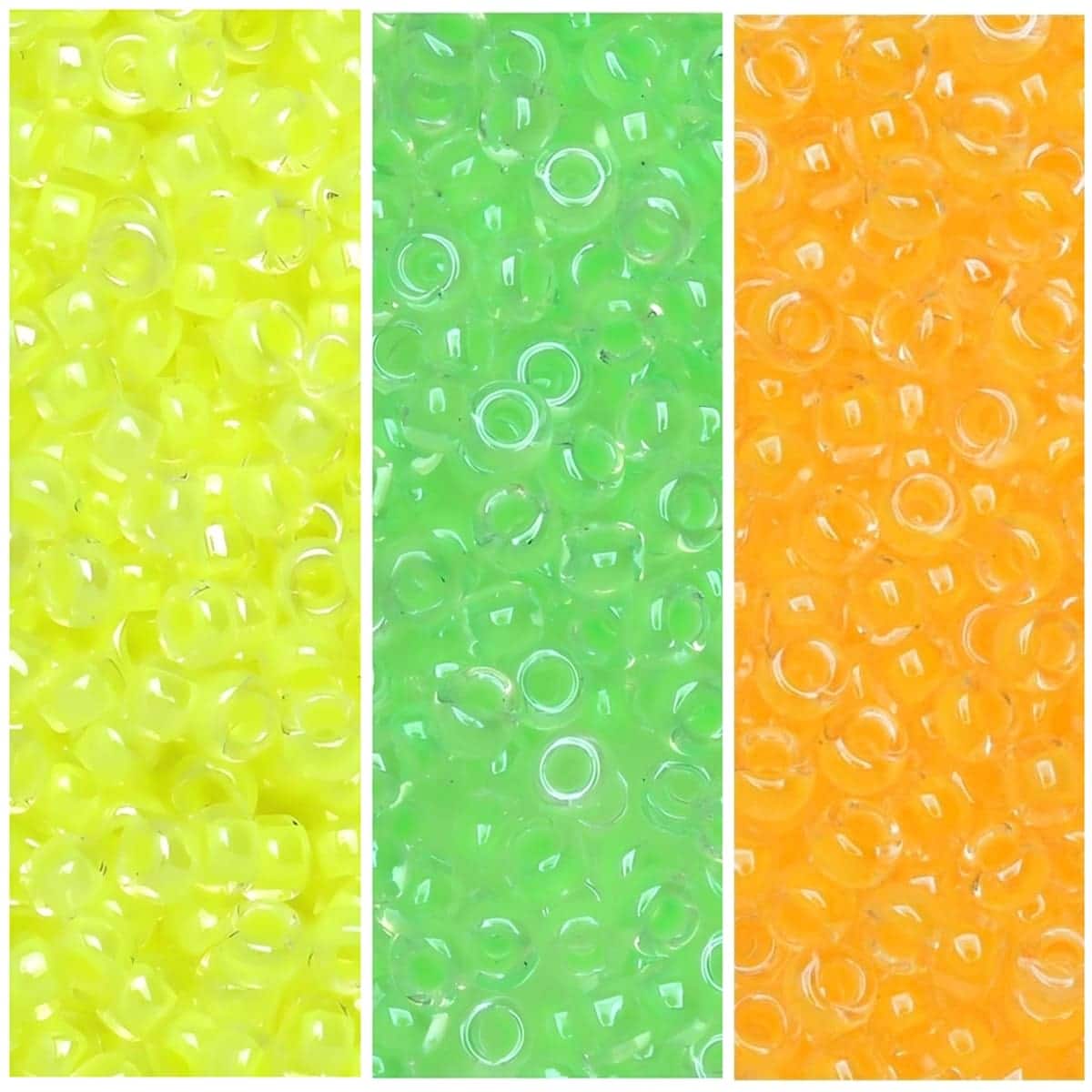 Set of 3 Colors 69GM Miyuki Bundle Size 11/0 Luminous Melon Collection