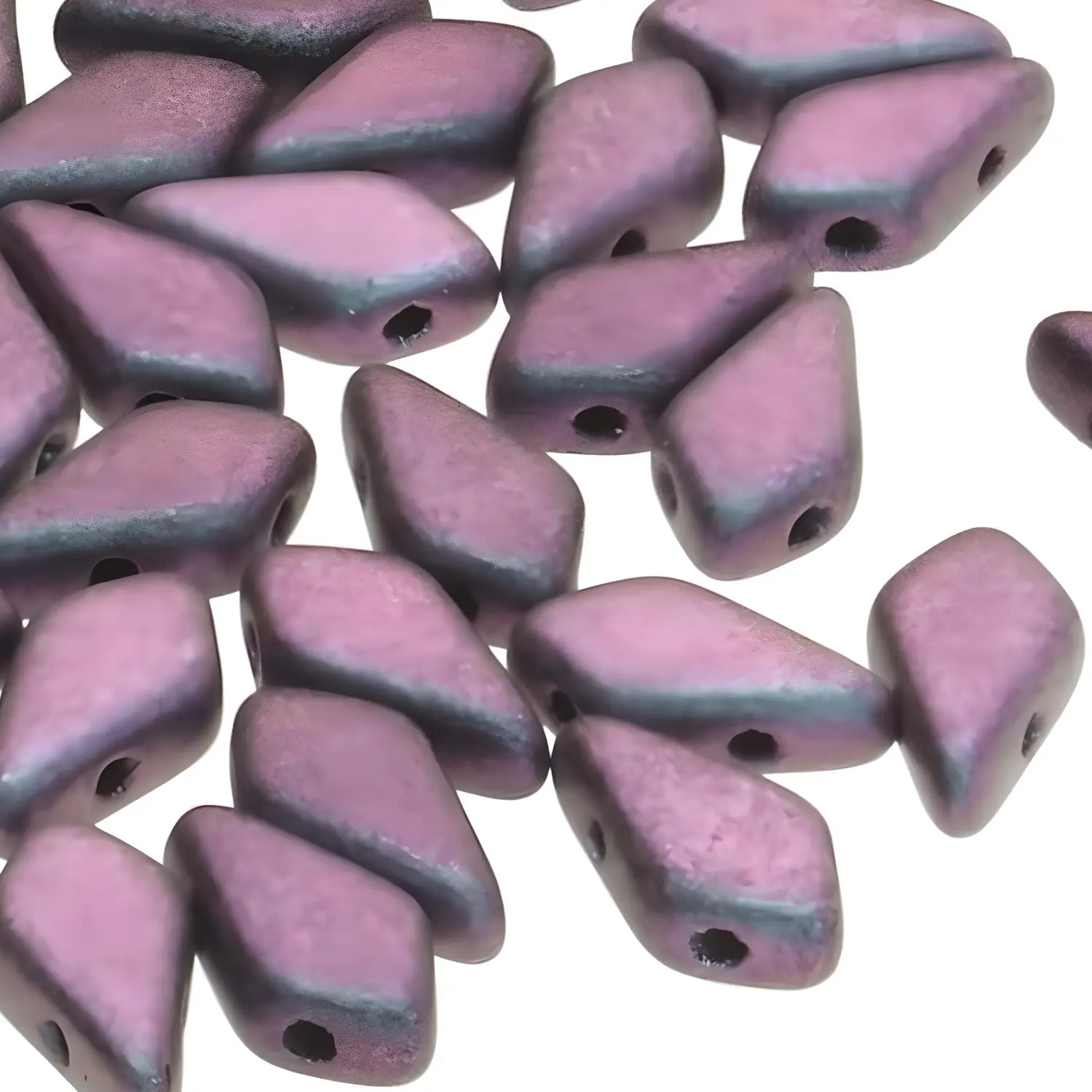 Kite Beads 2-Hole 9x5mm 9GM – Polychrome Mix Berry