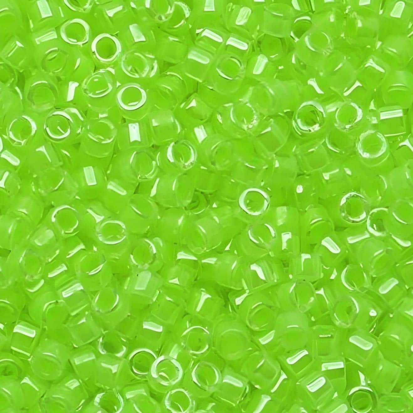 DB2040 Miyuki Delica Beads Size 11/0 Luminous Mint Green 7.2GM