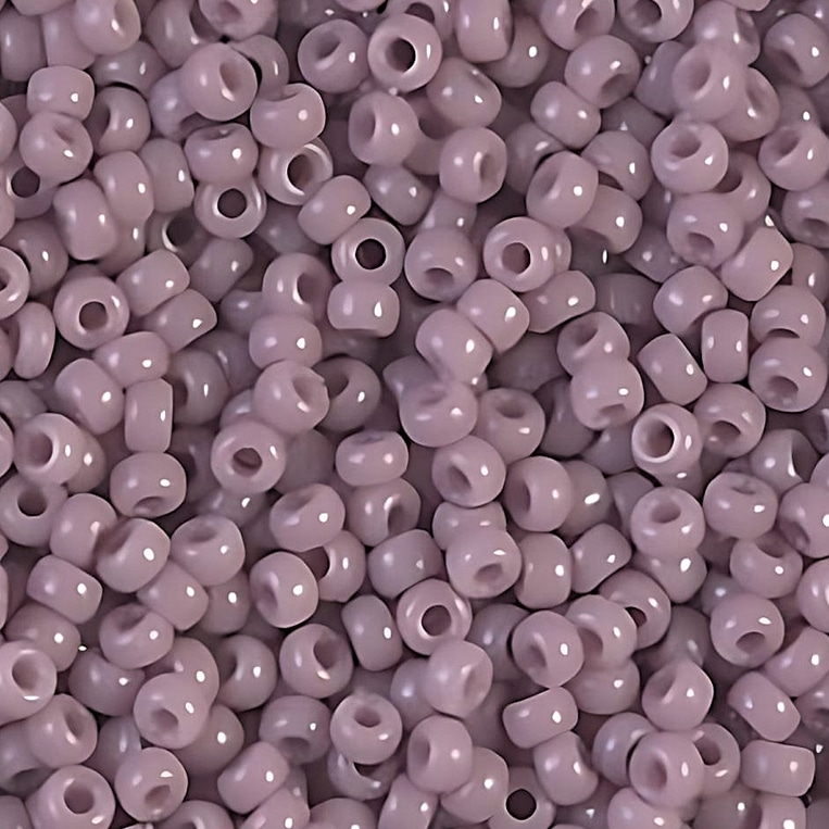 Miyuki Round Seed Beads Size 11/0 Opaque Mauve 24GM