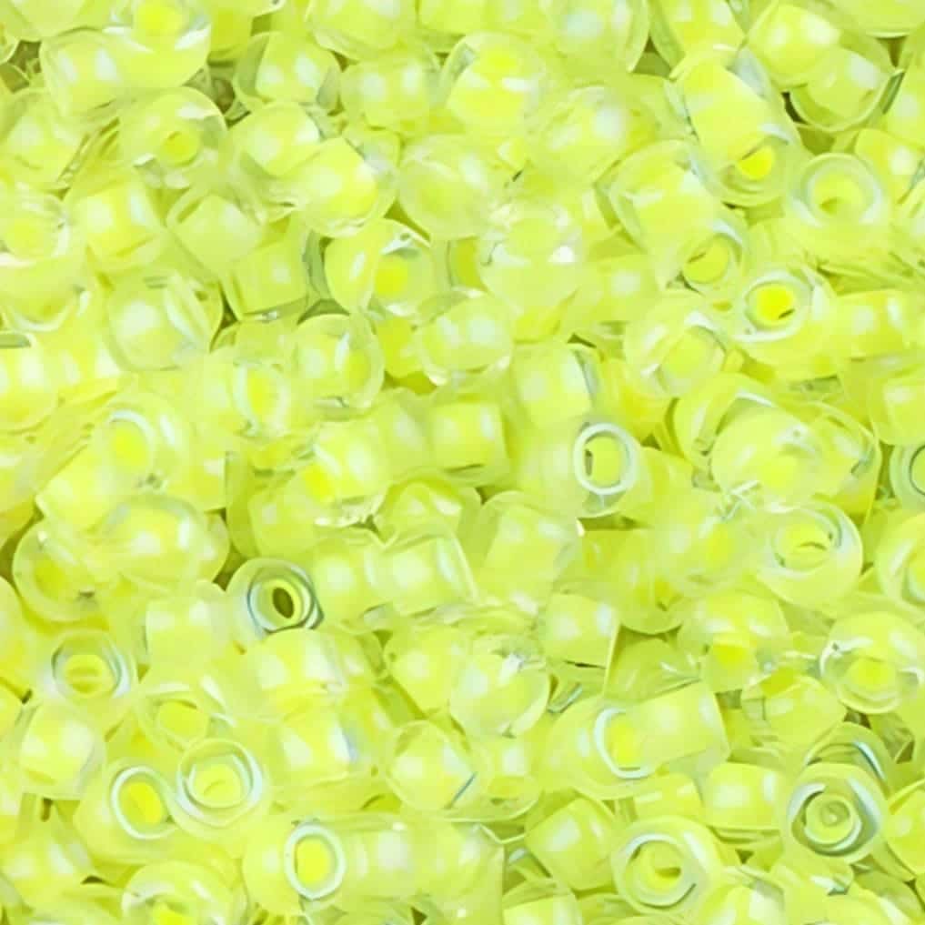 Miyuki Round Seed Beads Size 8/0 Luminous Lime Aid 22GM