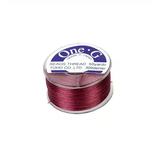 Toho One-G Beading Thread 50YD Burgundy