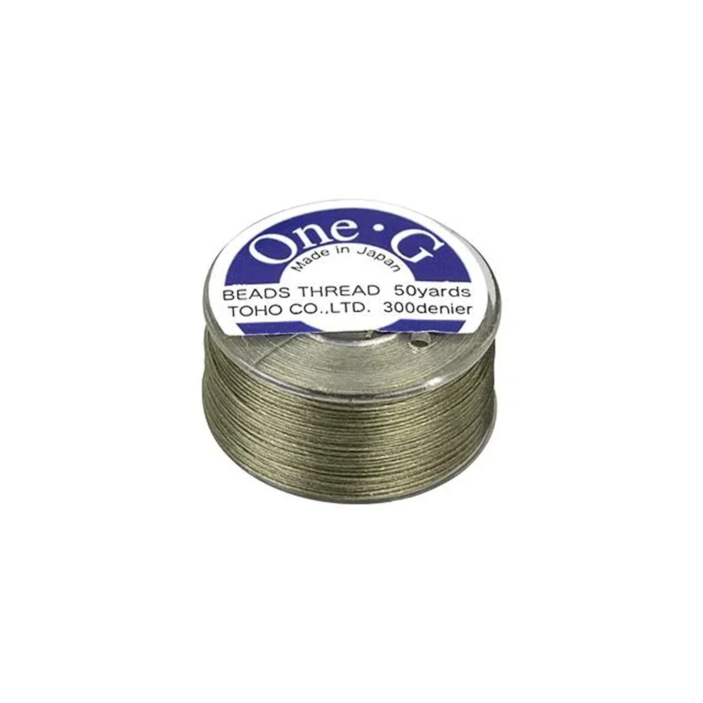 Toho One-G Beading Thread 50YD Light Khaki
