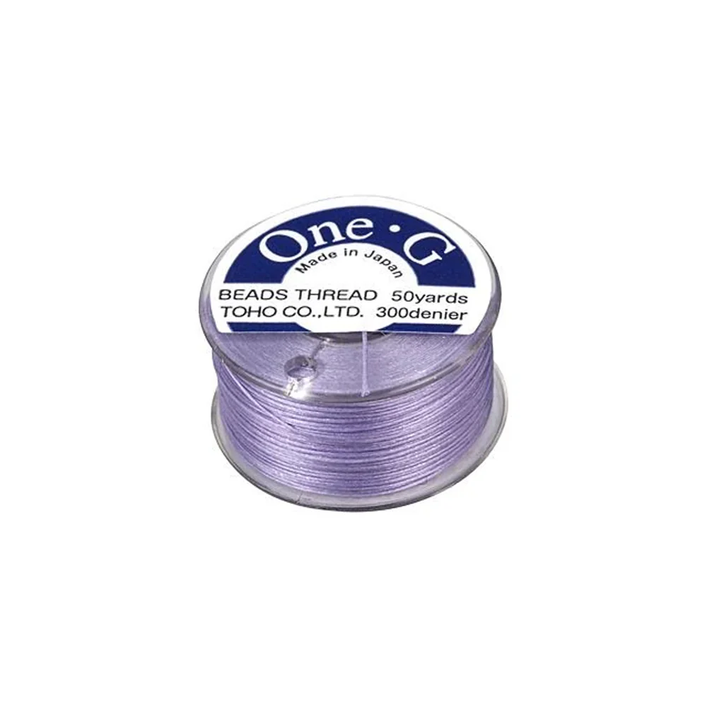 Toho One-G Beading Thread 50YD Light Lavender