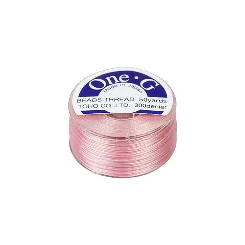 Toho One-G Beading Thread 50YD Pink