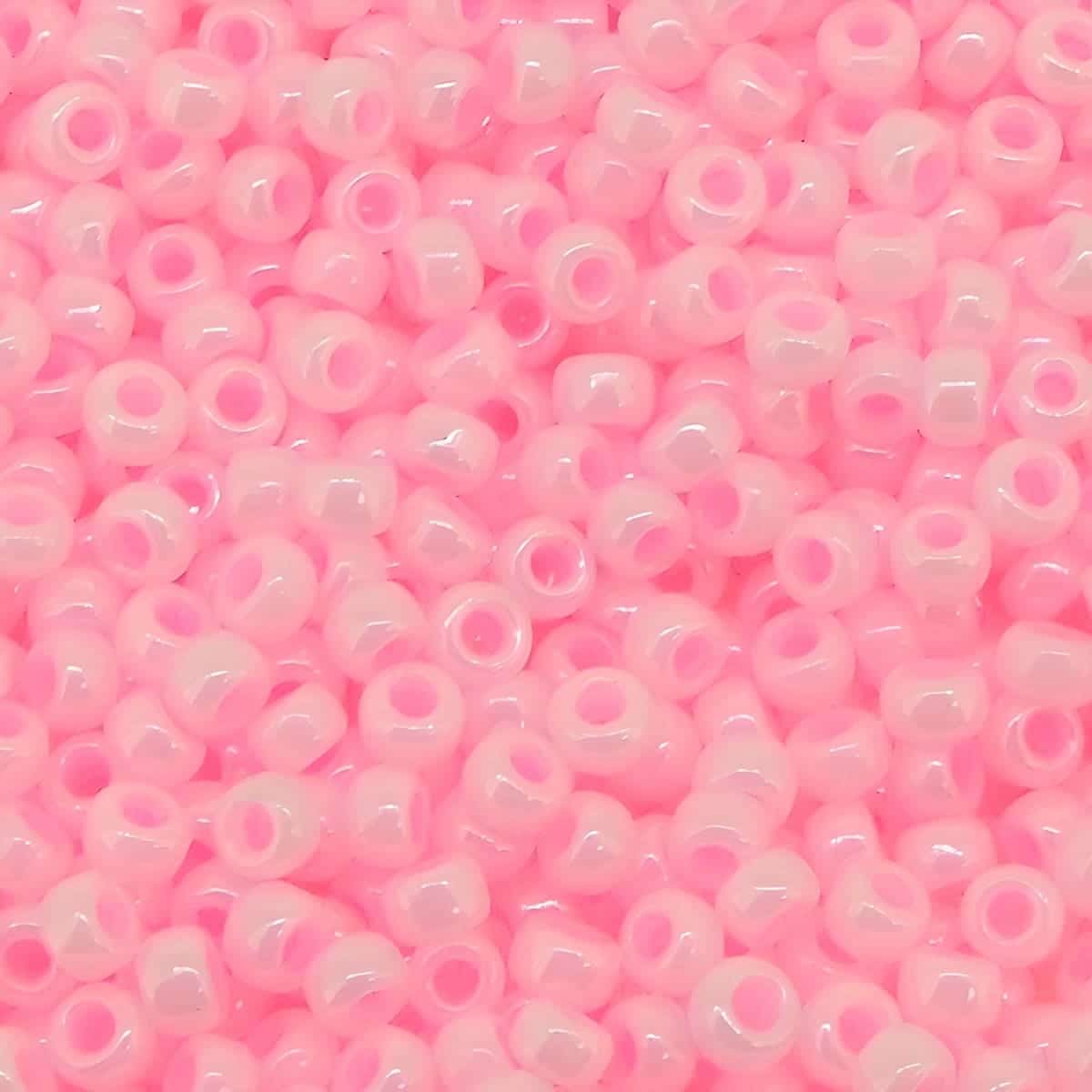 Miyuki Round Seed Beads Size 11/0 Pink Ceylon 24GM