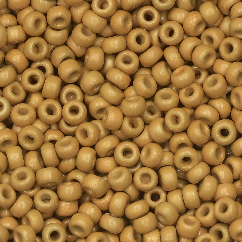 Miyuki Round Seed Beads Size 11/0 Duracoat Galvanized Matte Gold 24GM