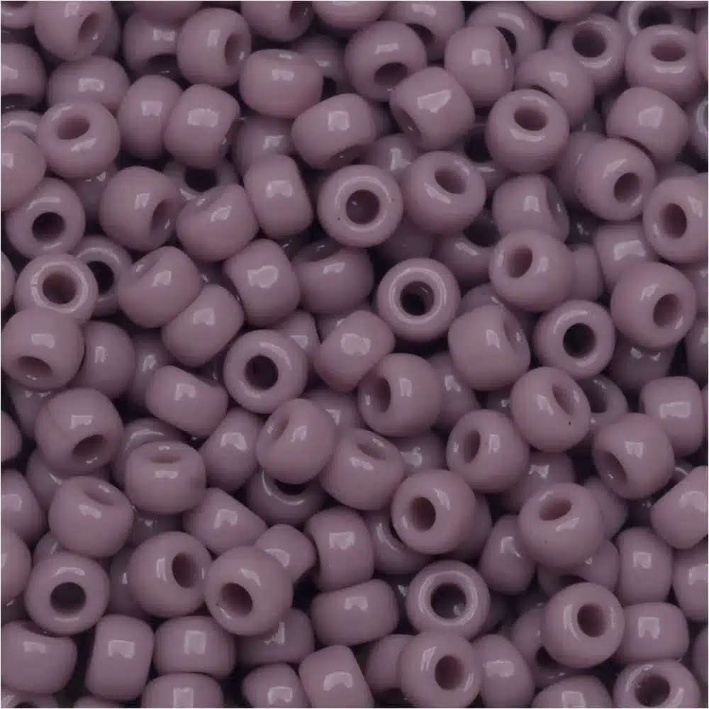 Miyuki Round Seed Beads Size 8/0 Opaque Mauve 22GM