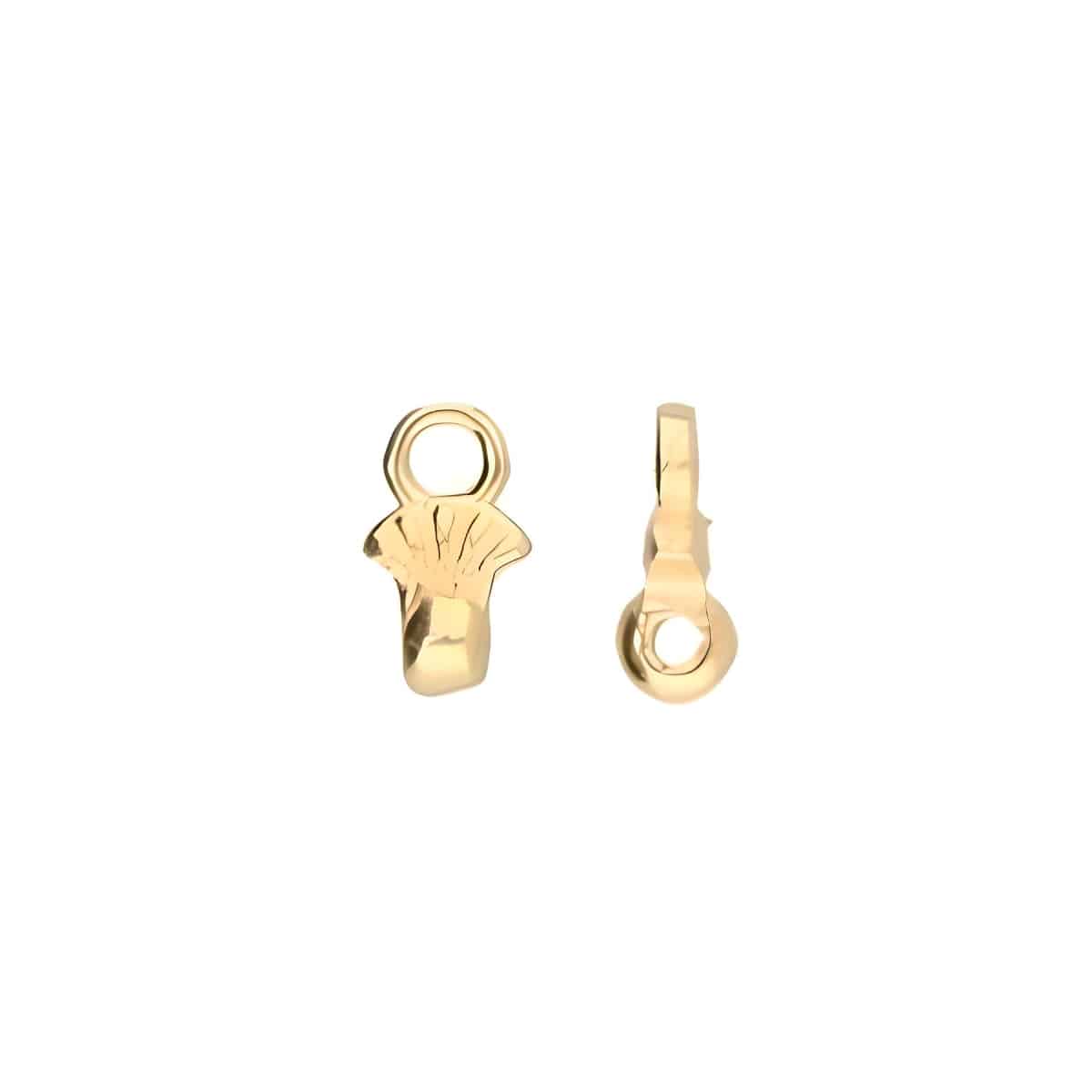 Cymbal Bead Ending Pilos 24K Gold Plated 10pcs for Size 8/0 Beads