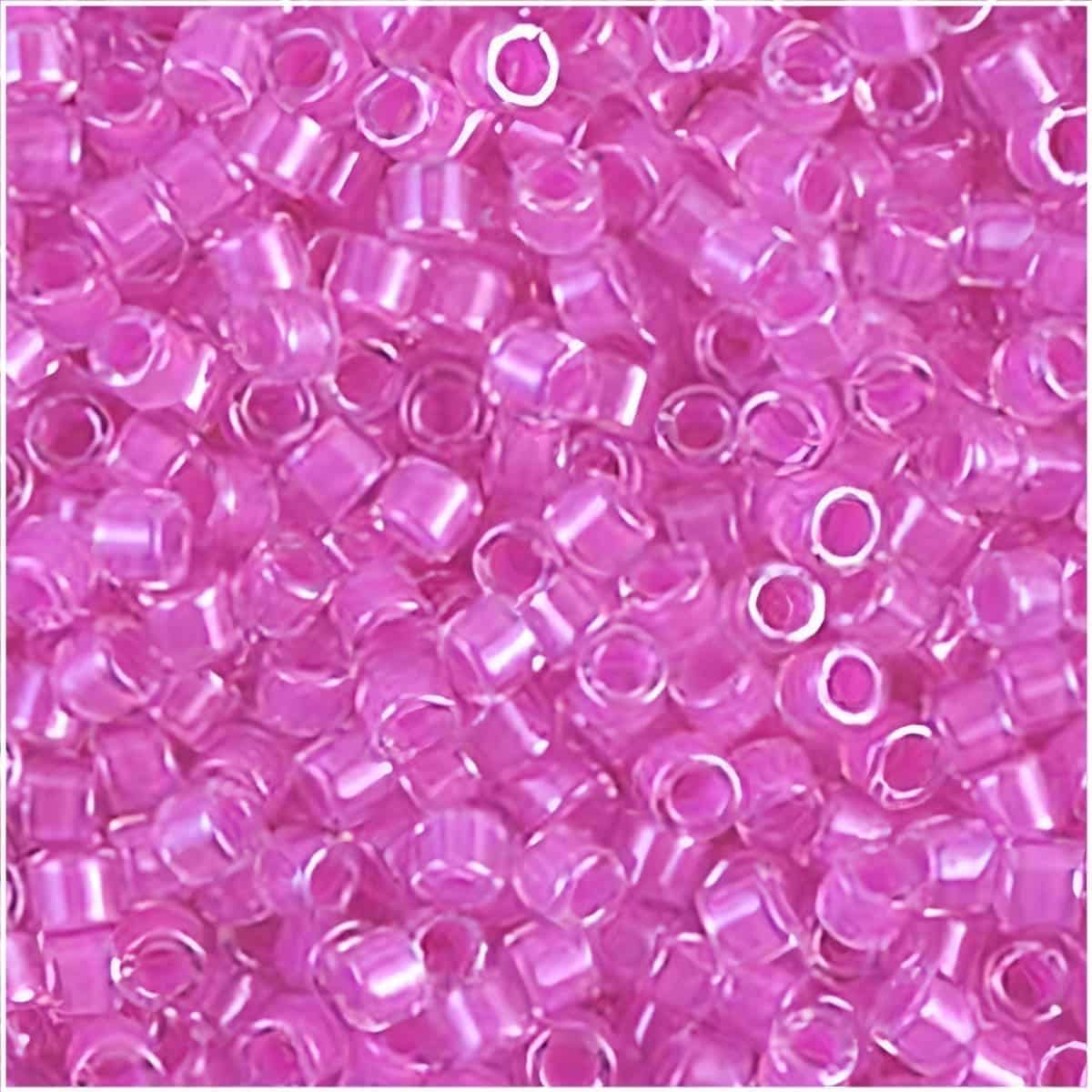 DB2037 Miyuki Delica Beads Size 11/0 Luminous Hot Magenta 7.2GM