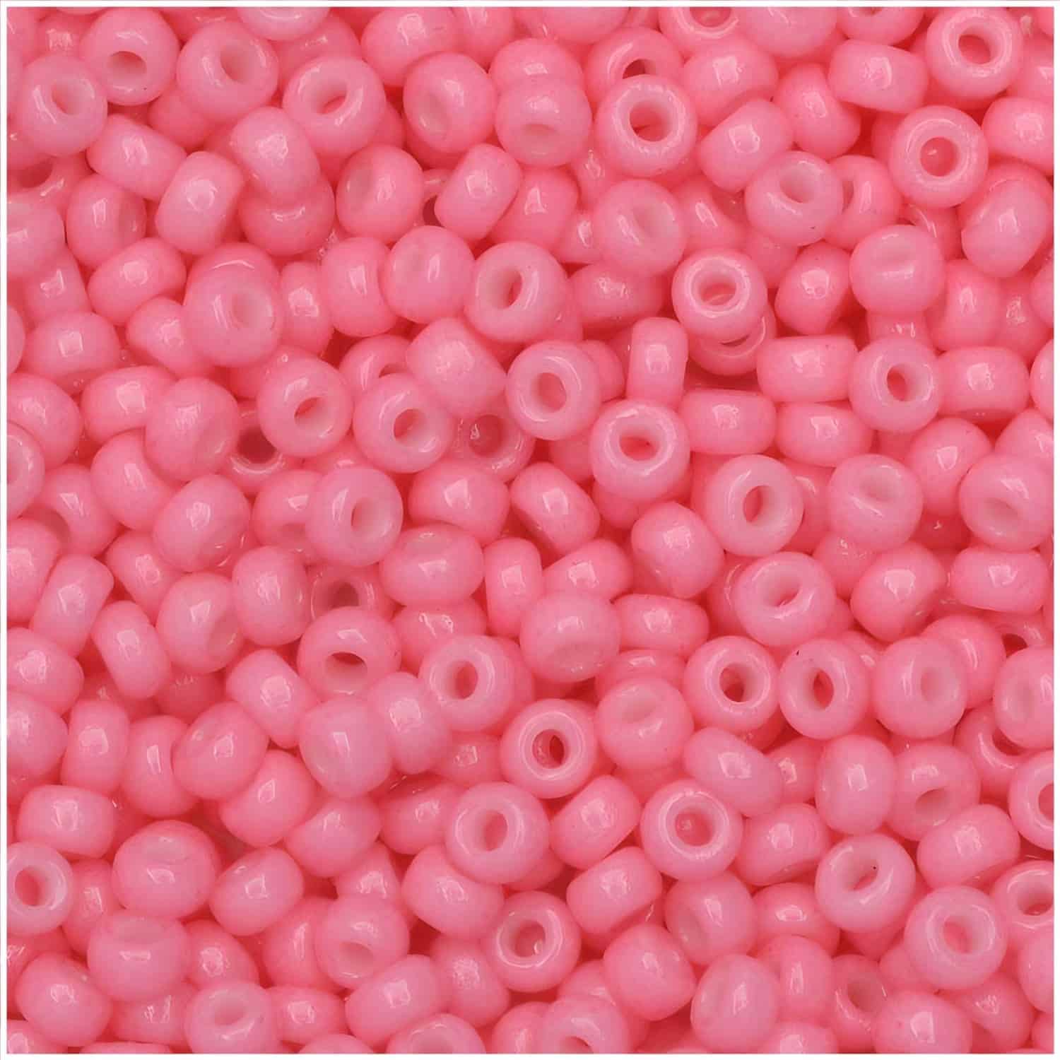 Miyuki Round Seed Beads Size 11/0 Duracoat Opaque Party Pink 23GM
