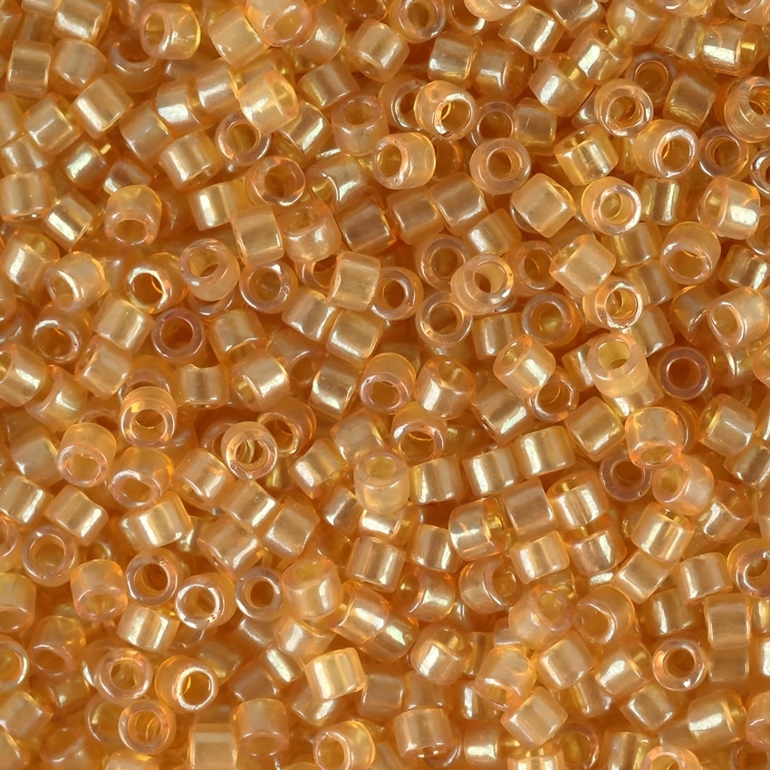 DB0119 Miyuki Delica Seed Beads 11/0 Transparent Honey Luster 7.2GM