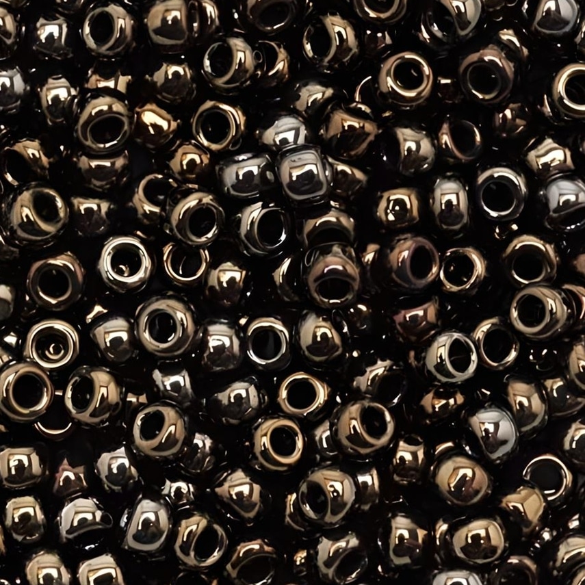 Toho Seed Beads Round Size 11/0 25GM Metallic Brown Iris 11-83