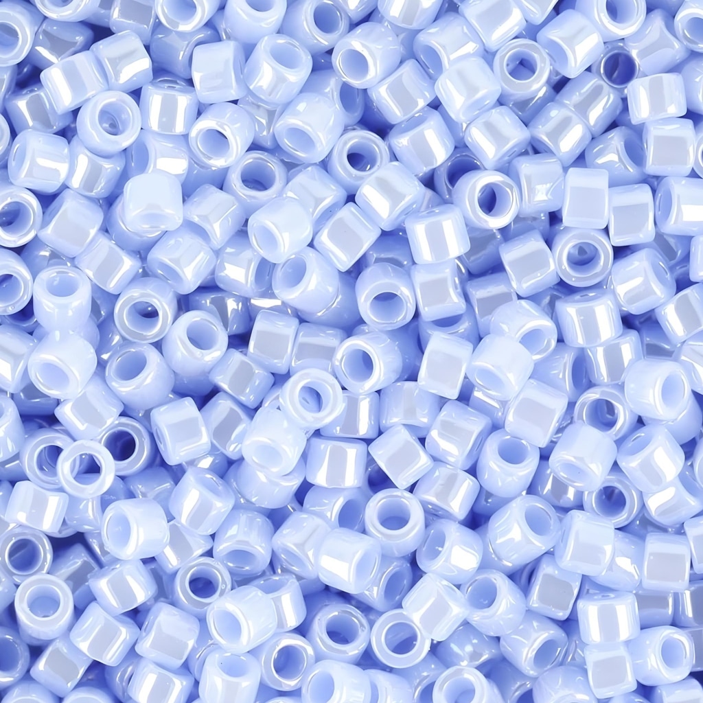 DB1568 Miyuki Delica Seed Beads 11/0 Opaque Agate Blue Luster 7.2GM