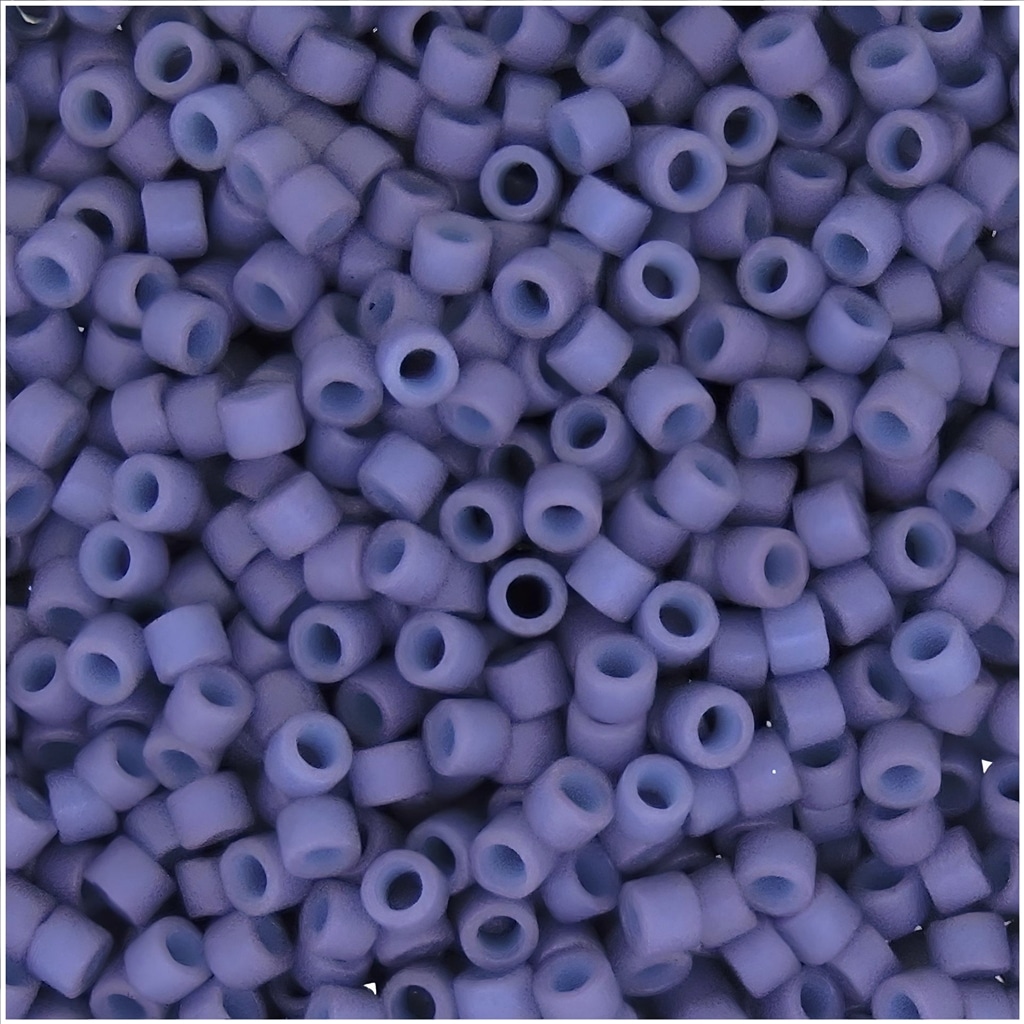 DB0799 Miyuki Delica Seed Beads Size 11/0 Matte Opaque Lavender 7GM