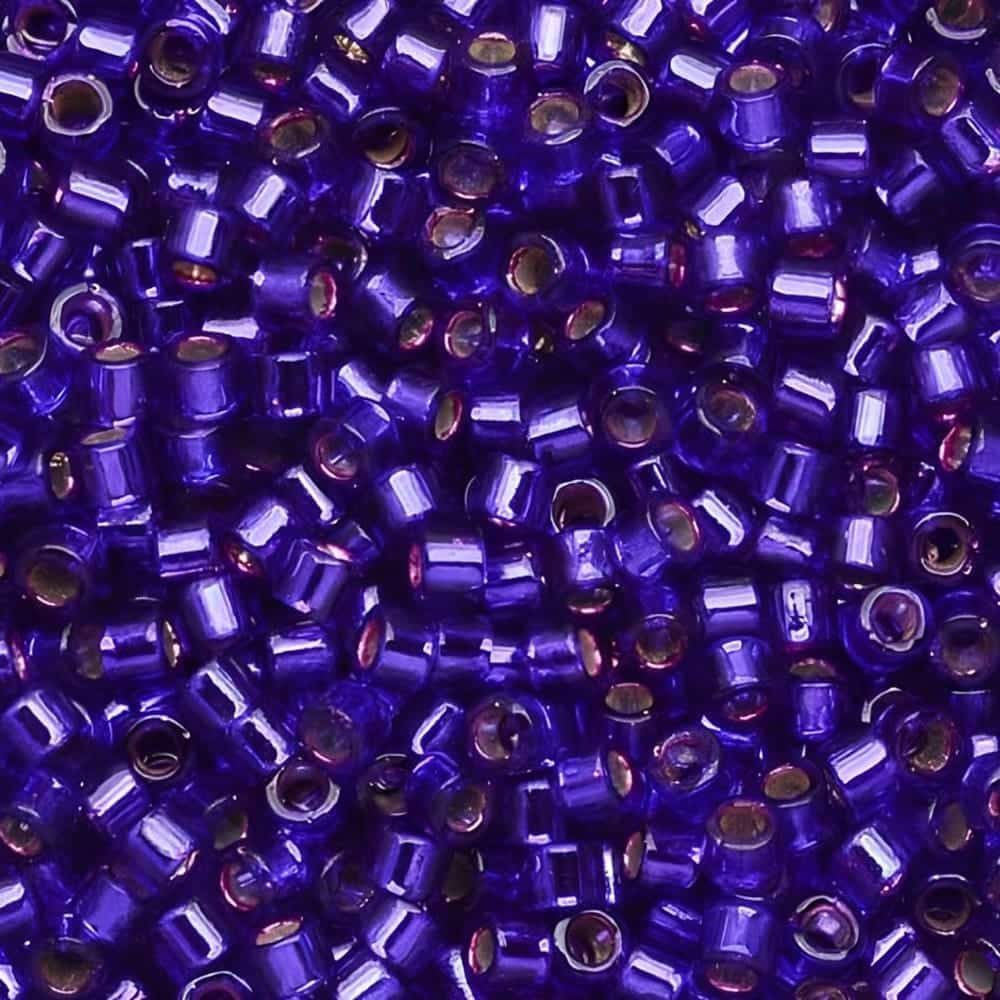 DB0610 Miyuki Delica Seed Beads Size 11/0 Silver Lined Violet 7.2GM