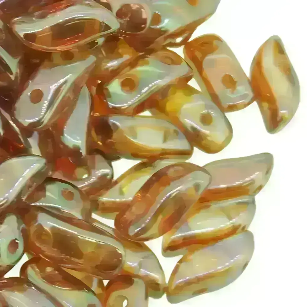 StormDuo Beads 3x7mm, Crystal Full Apricot Medium 12GM/100pcs
