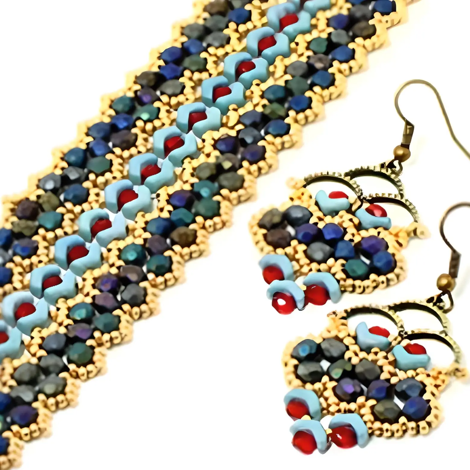 Clemetine Bracelet and Earrings Pattern