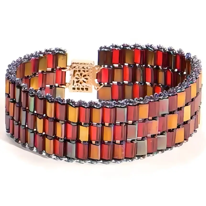 Tesselated Tila Bracelet Pattern