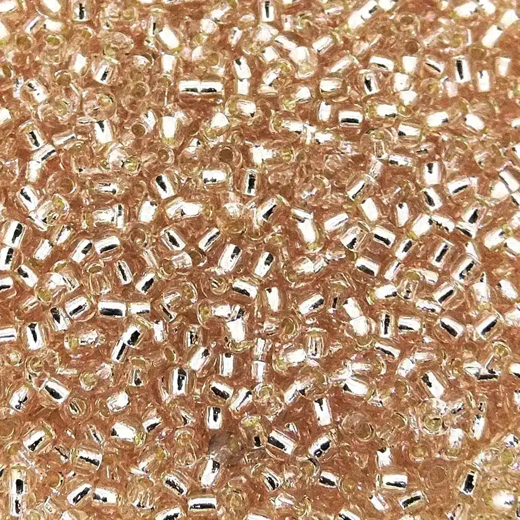 Toho Seed Beads Round Size 11/0 28GM Silver Lined Rosaline Pink 11-31