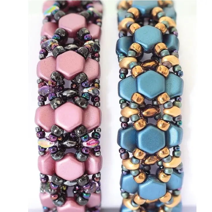 Honeycomb Bangle Pattern