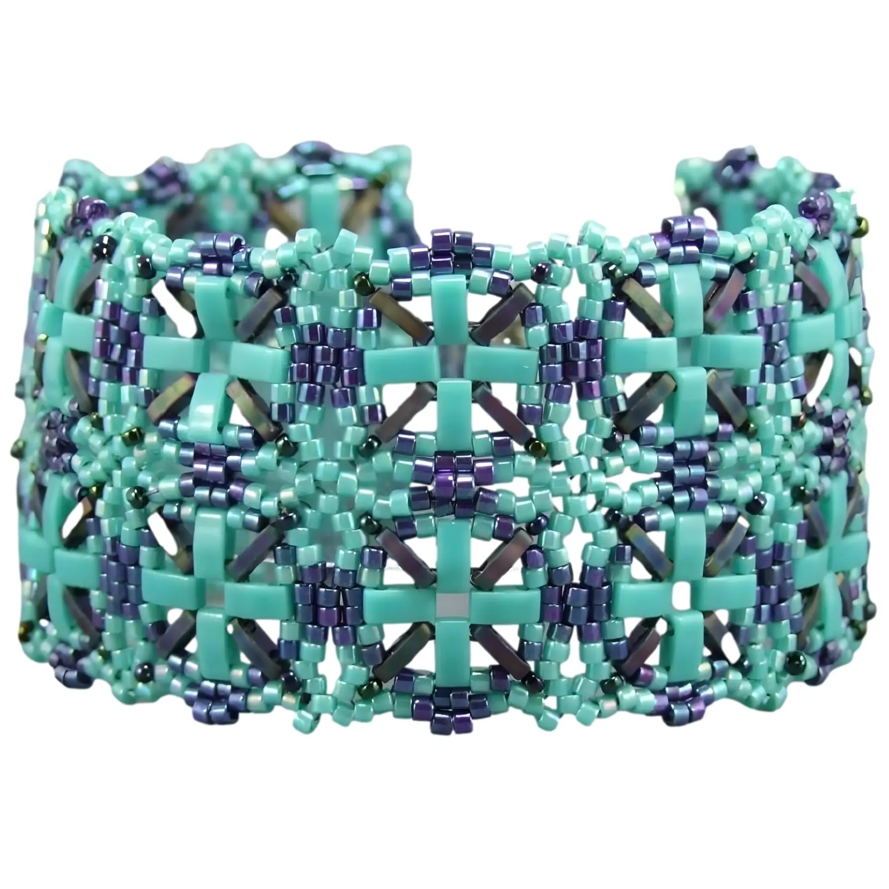 Mosaic Tila Bracelet Pattern