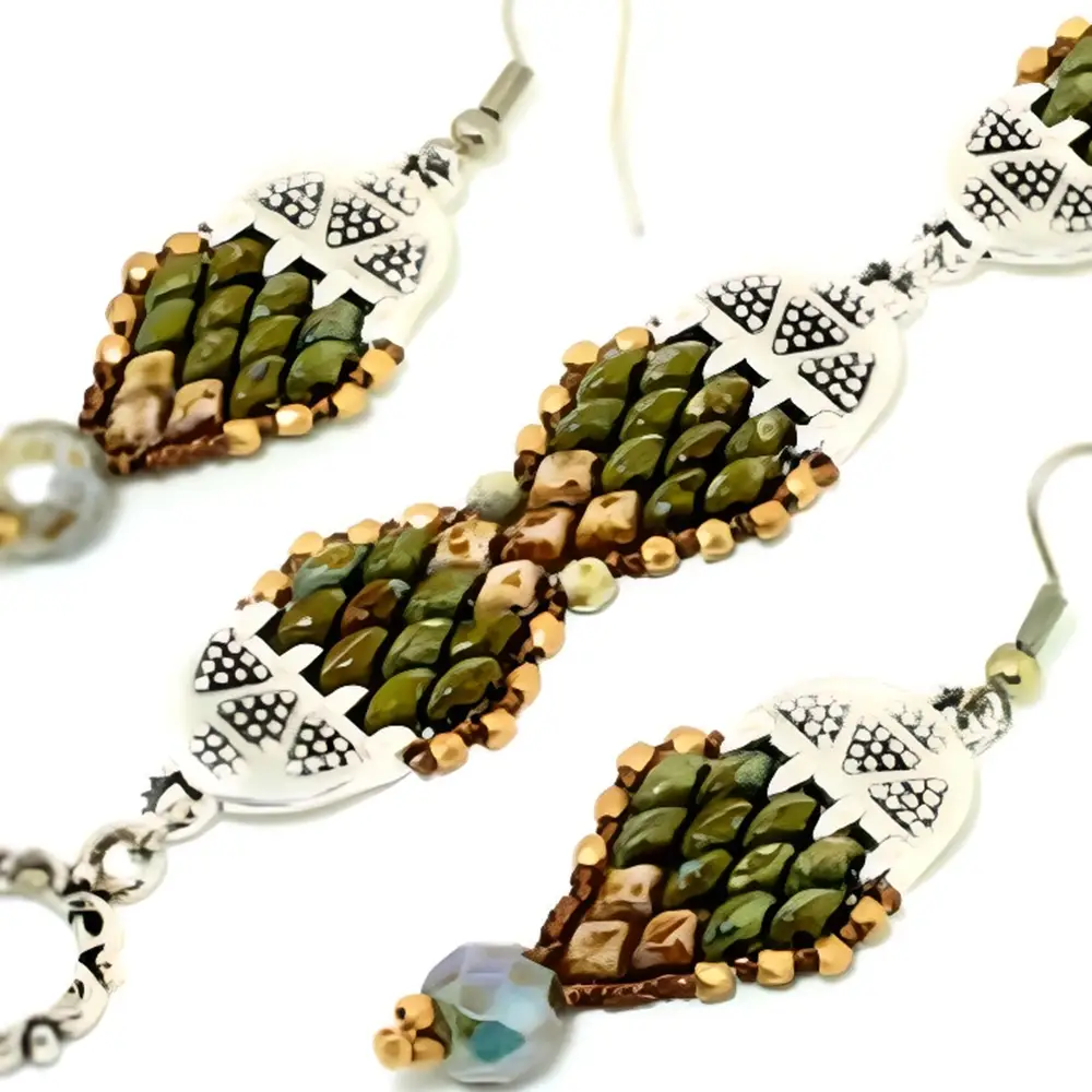Mantra Bracelet and Earrings Pattern
