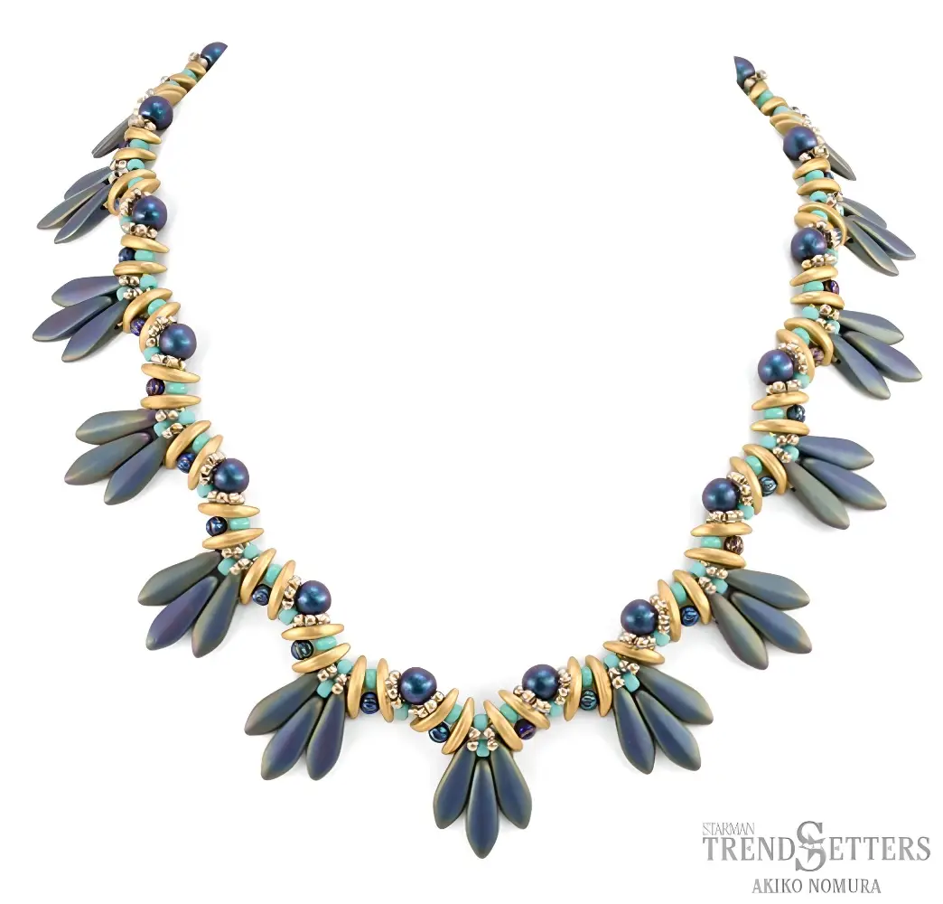 Bird’s Tail Necklace Pattern