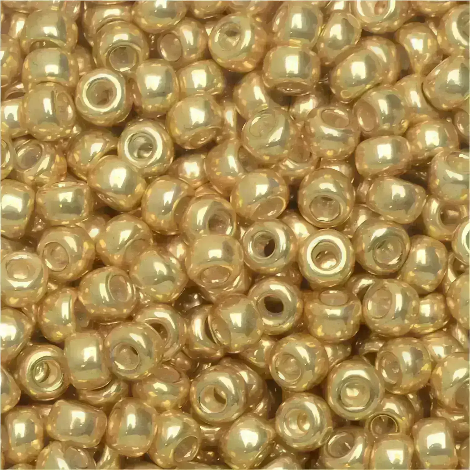 Miyuki Round Seed Beads Size 8/0 Galvanized Gold Bulk 50GM