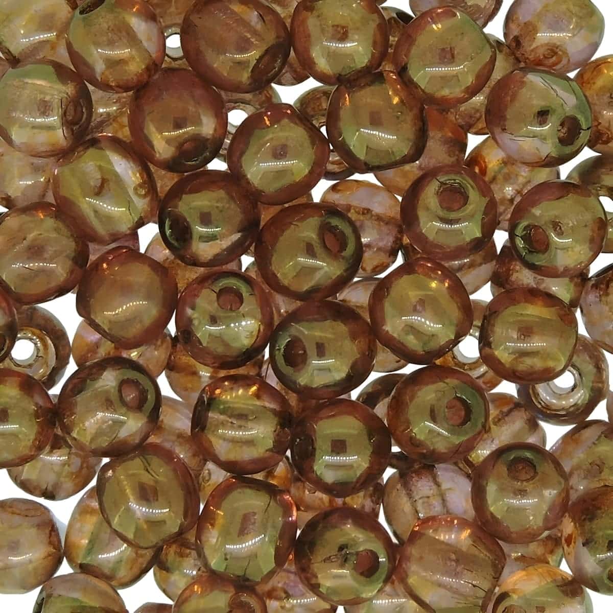 Round Beads 4mm Czech Glass Druk – Decora Heather 100pcs